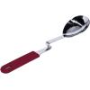 imageSouper Cubes  Lori Greiner No Mess Stainless Steel Soup Ladle with Silicone Handle  Metal Soup Ladle with No Mess Design That Hooks on Side of Any Pot  CranberryCranberry