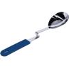 imageSouper Cubes  Lori Greiner No Mess Stainless Steel Soup Ladle with Silicone Handle  Metal Soup Ladle with No Mess Design That Hooks on Side of Any Pot  CranberryBlueberry