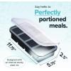 imageSouper Cubes 1 Cup Silicone Freezer Tray with Lids Perfect for Storing Broth Leftovers Rice Sauce and More Silicone Soup Freezer Molds for Meal Prepping  Blueberry  2PackCharcoal