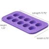 imageSouper Cubes Silicone Cookie Dough Freezer Tray  Perfect for Freezing and Storing Cookies Mini Chocolates Mini Egg Bites Peanut Butter Cups and More  Lavender With Sprinkles  2Pack