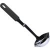imageSouper Cubes  Lori Greiner No Mess Stainless Steel Soup Ladle with Silicone Handle  Metal Soup Ladle with No Mess Design That Hooks on Side of Any Pot  CranberryCharcoal