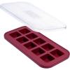 imageSouper Cubes 2 Tbsp Silicone Freezer Molds  Perfect for Storing Garlic Herbs Ginger Pesto Tomato Paste Lemon Juice Purees and More  Silicone Baby Food Freezer Tray  Aqua  2PackCranberry