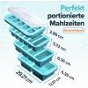 imageSouper Cubes Silicone Freezer Molds Gift Set with 2 Tbsp 12 1 and 2 Cup Silicone Freezer Trays With Lids  Meal Prep and Kitchen Essentials Bundle  KaleAqua