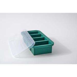 imageSouper Cubes 1 Cup Silicone Freezer Tray with Lids Perfect for Storing Broth Leftovers Rice Sauce and More Silicone Soup Freezer Molds for Meal Prepping  Kale  2PackKale