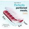 imageSouper Cubes 2 Tbsp Silicone Freezer Molds  Perfect for Storing Garlic Herbs Ginger Pesto Tomato Paste Lemon Juice Purees and More  Silicone Baby Food Freezer Tray  Kale  2PackCranberry