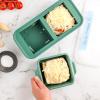 imageSouper Cubes Stoneware 205 x 3 Baking Dishes for Oven Made in USA Premium Mini Ceramic Baking Dishes with Silicone Covers for Individual Portions Set of 4  KaleKale