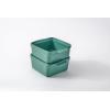 imageSouper Cubes Stoneware 205 x 3 Baking Dishes for Oven Made in USA Premium Mini Ceramic Baking Dishes with Silicone Covers for Individual Portions Set of 4  KaleKale