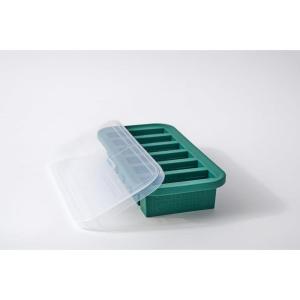 imageSouper Cubes 12 Cup Silicone Freezer Molds Perfect for Storing Soups Sauces Juices Desserts Smoothie Prep and More Freezer Portion Molds for Meal Prepping  Kale  2PackKale