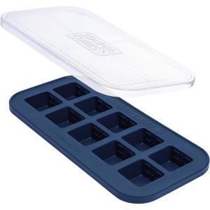 imageSouper Cubes 2 Tbsp Silicone Freezer Molds  Perfect for Storing Garlic Herbs Ginger Pesto Tomato Paste Lemon Juice Purees and More  Silicone Baby Food Freezer Tray  Kale  2PackBlueberry