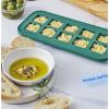 imageSouper Cubes 2 Tbsp Silicone Freezer Molds  Perfect for Storing Garlic Herbs Ginger Pesto Tomato Paste Lemon Juice Purees and More  Cotton Candy  1PackKale