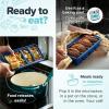 imageSouper Cubes 2 Tbsp Silicone Freezer Molds  Perfect for Storing Garlic Herbs Ginger Pesto Tomato Paste Lemon Juice Purees and More  Cotton Candy  1PackBlueberry