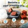 imageSouper Cubes 2 Tbsp Silicone Freezer Molds  Perfect for Storing Garlic Herbs Ginger Pesto Tomato Paste Lemon Juice Purees and More  Cotton Candy  1PackCharcoal