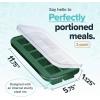 imageSouper Cubes 2 Tbsp Silicone Freezer Molds  Perfect for Storing Garlic Herbs Ginger Pesto Tomato Paste Lemon Juice Purees and More  Cotton Candy  1PackKale