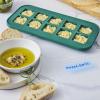 imageSouper Cubes 2 Tbsp Silicone Freezer Molds  Perfect for Storing Garlic Herbs Ginger Pesto Tomato Paste Lemon Juice Purees and More  Cotton Candy  1PackKale