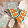 imageSouper Cubes Stoneware 205 x 3 Baking Dishes for Oven Made in USA Premium Mini Ceramic Baking Dishes with Silicone Covers for Individual Portions Set of 4  White