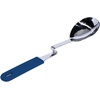 image:imageSouper Cubes  Lori Greiner No Mess Stainless Steel Soup Ladle with Silicone Handle  Metal Soup Ladle with No Mess Design That Hooks on Side of Any Pot  Cotton CandyBlueberry