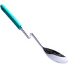 image:imageSouper Cubes  Lori Greiner No Mess Stainless Steel Soup Ladle with Silicone Handle  Metal Soup Ladle with No Mess Design That Hooks on Side of Any Pot  Cotton CandyAqua