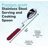image:imageSouper Cubes  Lori Greiner No Mess Stainless Steel Soup Ladle with Silicone Handle  Metal Soup Ladle with No Mess Design That Hooks on Side of Any Pot  Cotton CandyCranberry