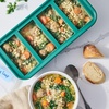 image:imageSouper Cubes 1 Cup Silicone Freezer Trays with Lids Cotton Candy 1Pack  100 PlatinumCured Silicone Freezer Cube Oven and Microwave Safe Perfect for Freezing Soup Rice Protein Grains and MoreKale