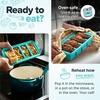image:imageSouper Cubes 1 Cup Silicone Freezer Trays with Lids Cotton Candy 1Pack  100 PlatinumCured Silicone Freezer Cube Oven and Microwave Safe Perfect for Freezing Soup Rice Protein Grains and MoreAqua