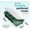 image:imageSouper Cubes 1 Cup Silicone Freezer Trays with Lids Cotton Candy 1Pack  100 PlatinumCured Silicone Freezer Cube Oven and Microwave Safe Perfect for Freezing Soup Rice Protein Grains and MoreKale