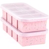 image:imageSouper Cubes 1 Cup Silicone Freezer Trays with Lids Cotton Candy 1Pack  100 PlatinumCured Silicone Freezer Cube Oven and Microwave Safe Perfect for Freezing Soup Rice Protein Grains and MoreCotton Candy