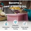 image:imageSouper Cubes 1 Cup Silicone Freezer Trays with Lids Cotton Candy 1Pack  100 PlatinumCured Silicone Freezer Cube Oven and Microwave Safe Perfect for Freezing Soup Rice Protein Grains and MoreSprinkels Edition