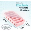 image:imageSouper Cubes 12 Cup Silicone Freezer Mold with Lid Cotton Candy 1Pack  100 PlatinumCured Silicone Freezer Cube Oven amp Microwave Safe Perfect for Freezing Broth Sauces Sides and MoreCotton Candy