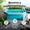 image:imageSouper Cubes 12 Cup Silicone Freezer Mold with Lid Cotton Candy 1Pack  100 PlatinumCured Silicone Freezer Cube Oven amp Microwave Safe Perfect for Freezing Broth Sauces Sides and MoreAqua