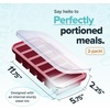 image:imageSouper Cubes 12 Cup Silicone Freezer Mold with Lid Cotton Candy 1Pack  100 PlatinumCured Silicone Freezer Cube Oven amp Microwave Safe Perfect for Freezing Broth Sauces Sides and MoreCranberry