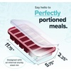 image:imageSouper Cubes 12 Cup Silicone Freezer Mold with Lid Cotton Candy 1Pack  100 PlatinumCured Silicone Freezer Cube Oven amp Microwave Safe Perfect for Freezing Broth Sauces Sides and MoreCranberry