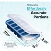 image:imageSouper Cubes 12 Cup Silicone Freezer Mold with Lid Cotton Candy 1Pack  100 PlatinumCured Silicone Freezer Cube Oven amp Microwave Safe Perfect for Freezing Broth Sauces Sides and MoreBlueberry