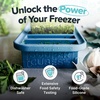 image:imageSouper Cubes 12 Cup Silicone Freezer Mold with Lid Cotton Candy 1Pack  100 PlatinumCured Silicone Freezer Cube Oven amp Microwave Safe Perfect for Freezing Broth Sauces Sides and MoreBlueberry