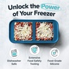 image:imageSouper Cubes 2 Cup Silicone Food Freezer Mold Cotton Candy 2Pack  100 PlatinumCured Silicone Freezer Cubes Oven and Microwave Safe Perfect for Freezing Lasagna Casseroles and MoreBlueberry
