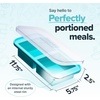 image:imageSouper Cubes 2 Cup Silicone Food Freezer Mold Cotton Candy 2Pack  100 PlatinumCured Silicone Freezer Cubes Oven and Microwave Safe Perfect for Freezing Lasagna Casseroles and MoreAqua