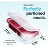 image:imageSouper Cubes 2 Cup Silicone Food Freezer Mold Cotton Candy 2Pack  100 PlatinumCured Silicone Freezer Cubes Oven and Microwave Safe Perfect for Freezing Lasagna Casseroles and MoreCranberry