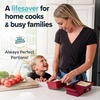 image:imageSouper Cubes 2 Cup Silicone Food Freezer Mold Cotton Candy 2Pack  100 PlatinumCured Silicone Freezer Cubes Oven and Microwave Safe Perfect for Freezing Lasagna Casseroles and MoreCranberry