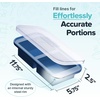 image:imageSouper Cubes 2 Cup Silicone Food Freezer Mold Cotton Candy 2Pack  100 PlatinumCured Silicone Freezer Cubes Oven and Microwave Safe Perfect for Freezing Lasagna Casseroles and MoreBlueberry