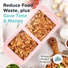 image:imageSouper Cubes 2 Cup Silicone Food Freezer Mold Cotton Candy 2Pack  100 PlatinumCured Silicone Freezer Cubes Oven and Microwave Safe Perfect for Freezing Lasagna Casseroles and MoreCotton Candy
