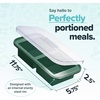 image:imageSouper Cubes 2 Cup Silicone Food Freezer Mold Cotton Candy 2Pack  100 PlatinumCured Silicone Freezer Cubes Oven and Microwave Safe Perfect for Freezing Lasagna Casseroles and MoreKale