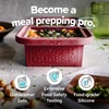 image:imageSouper Cubes 2 Cup Silicone Food Freezer Mold Cotton Candy 2Pack  100 PlatinumCured Silicone Freezer Cubes Oven and Microwave Safe Perfect for Freezing Lasagna Casseroles and MoreCranberry