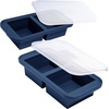 image:imageSouper Cubes 2 Cup Silicone Food Freezer Mold Cotton Candy 2Pack  100 PlatinumCured Silicone Freezer Cubes Oven and Microwave Safe Perfect for Freezing Lasagna Casseroles and MoreBlueberry
