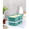 image:imageSouper Cubes 2 Cup Silicone Food Freezer Mold Cotton Candy 2Pack  100 PlatinumCured Silicone Freezer Cubes Oven and Microwave Safe Perfect for Freezing Lasagna Casseroles and MoreKale