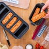 image:imageSouper Cubes Ceramic Baking Dishes 205 x 5 Baking Dishes with Silicone Lids Individual Baking Dishes for Oven Microwave Oven and Air Fryer Safe USA Made Set of 2  Cotton CandyCharcoal
