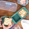 image:imageSouper Cubes Ceramic Baking Dishes 205 x 5 Baking Dishes with Silicone Lids Individual Baking Dishes for Oven Microwave Oven and Air Fryer Safe USA Made Set of 2  Cotton CandyKale