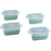 image:imageSouper Cubes Ceramic Baking Dishes 205 x 5 Baking Dishes with Silicone Lids Individual Baking Dishes for Oven Microwave Oven and Air Fryer Safe USA Made Set of 2  Cotton CandyKale