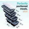 image:imageSouper Cubes Silicone Freezer Molds Gift Set Cotton Candy  2 Tbsp 12 Cup 1 Cup and 2 Cup Silicone Molds for Food Set Perfect for Freezing Soup Grains Proteins Herbs and MoreCharcoal