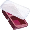 image:imageSouper Cubes 2 Cup Silicone Food Freezer Mold Cotton Candy 2Pack  100 PlatinumCured Silicone Freezer Cubes Oven and Microwave Safe Perfect for Freezing Lasagna Casseroles and MoreCranberry