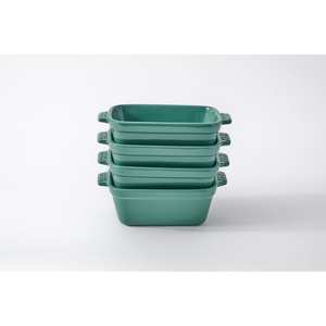image:imageSouper Cubes Ceramic Baking Dishes 205 x 5 Baking Dishes with Silicone Lids Individual Baking Dishes for Oven Microwave Oven and Air Fryer Safe USA Made Set of 2  Cotton CandyKale